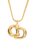 CHRISTIAN DIOR CD Logo Necklace