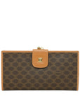 CELINE Macadam Kisslock Long Wallet