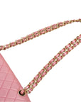 CHANEL 2010–2011 Crystal Logo Matelassé Chain Lambskin Shoulder Bag