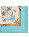 HERMÈS Herbier de Gavarnie "Pressed Flowers of Gavarnie Cirque" Carre 90 Scarf