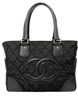 CHANEL 2008-2009 Nylon Paris-New York Tote Bag/Shoulder Bag