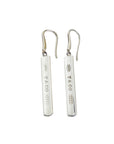 TIFFANY & CO. SV925 1837 Bar Drop Earrings