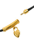 HERMES Vivier Heart Padlock Choker