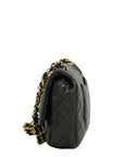 CHANEL 2010–2011 Matelasse Rhinestone CC Logo Chain Shoulder Bag