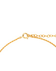 CHRISTIAN DIOR CD Logo Rhinestone Necklace
