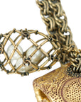 CHANEL 2008-2009 Gold Hardware Shoulder Bag