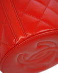 CHANEL Matelassé Lambskin Vanity Bag Handbag/Shoulder Bag