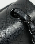 CHANEL 1997–1999 2.55 Matelassé Chain Caviar Skin Shoulder Bag