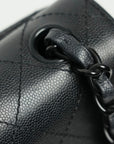CHANEL 1997–1999 2.55 Matelassé Chain Caviar Skin Shoulder Bag