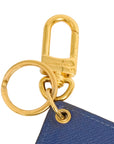 LOUIS VUITTON Damier Azur Porte-Clés Illustre Groom Key Holder M66943