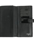 CHANEL 2009–2010 Matelassé Coco Mark Bi-Fold Long Wallet
