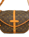 LOUIS VUITTON Monogram Saumur 30 M42256 Shoulder Bag
