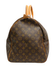 LOUIS VUITTON Monogram Keepall 55 Boston Handbag / Travel Bag M41424