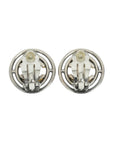 CHANEL Circle Coco Mark Earrings