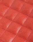 CHANEL 1991–1994 Matelassé Coco Mark Caviar Skin Shoulder Bag