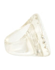 CHANEL Coco Mark Rhinestone Ring