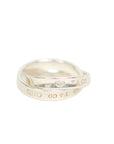 TIFFANY & CO. SV925 1837 Interlocking Circle Double Ring