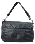 CHANEL 2006-2008 Coco Mark Matelassé Lambskin Shoulder Bag