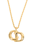 CHRISTIAN DIOR CD Logo Necklace