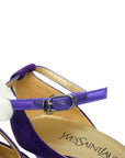 YVES SAINT LAURENT Pumps with Blue Ribbon