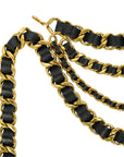 CHANEL Coco Mark Coin 3-Strand Chain Belt