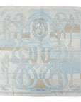 HERMES Silk Carré45 Della Garalleria Scarf