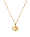 CHRISTIAN DIOR Emblem Necklace