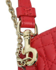 CHRISTIAN DIOR Lady Dior Call'in Dior Phone Holder / Shoulder Bag