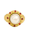 Vintage-Style 2-Way Coin Motif Ring