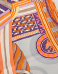 HERMES Carre 90 “La Selle Imaginaire” Imaginary Saddle Scarf