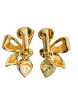 CHRISTIAN DIOR Rhinestone Earring