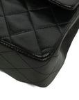 CHANEL 1994–1996 Matelassé Double Flap Lambskin Shoulder Bag