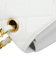 CHANEL 1994-1996 Matelassé Chain V-Flap Lambskin Shoulder Bag