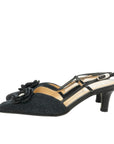 CHANEL Camellia Slingback Sandals