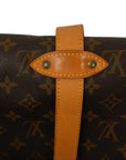 LOUIS VUITTON Monogram Saumur 35 Shoulder Bag M42254