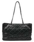 CHANEL 1991–1994 Matelassé Caviar Leather Shoulder Bag