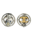 CHANEL Circle Coco Mark Earrings