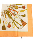 CELINE Tassel Chain Carre 90 Scarf