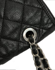 CHANEL 2012-2013 Matelasse Caviar Skin Coco Mark Chain Shoulder Bag