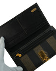FENDI Pecan Long Wallet