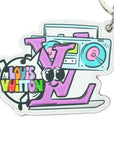 LOUIS VUITTON Porte-Cles Monogram Comics Keychain MP3456