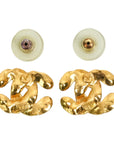 CHANEL Coco Mark Pierced Earrings