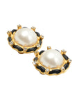 CHANEL Première Rhinestone Earrings