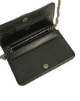 CHANEL Boy Chanel Matelassé Coco Mark Chain Wallet / Shoulder Bag