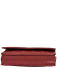 CHANEL 2014 Matelasse Caviar Skin Chain Wallet / Shoulder Bag
