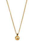 CHRISTIAN DIOR Round Circle Rhinestone Necklace