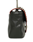 CHANEL Coco Mark Chain Aged Metal Hardware Handbag / Shoulder Bag