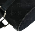 LOUIS VUITTON Monogram Little Papillon Satin Noir Handbag M92352