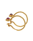 MIKIMOTO K18 Ruby 5.4g Earring