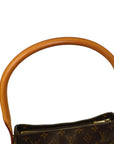 LOUIS VUITTON Monogram LoopingMM Canvas Shoulder Bag M51146
